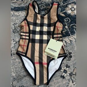 NWT Burberry Girls One piece Swimsuit | size 3Y